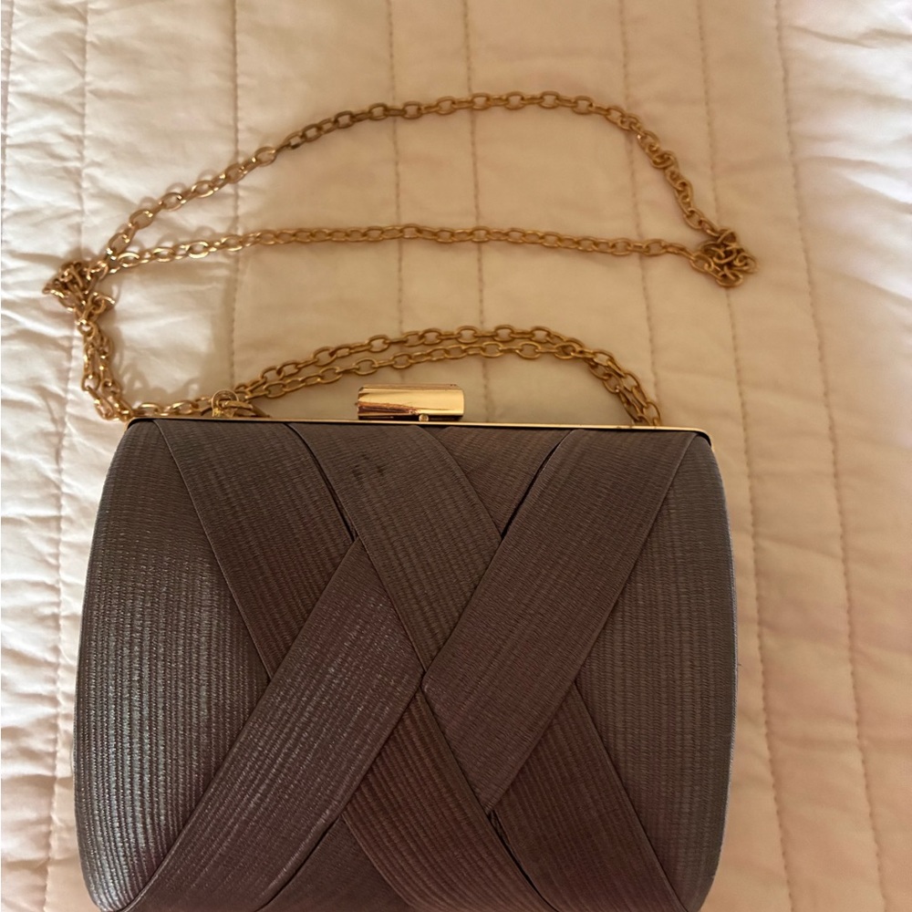 Elegant Brown Clutch - Picture 3 of 4